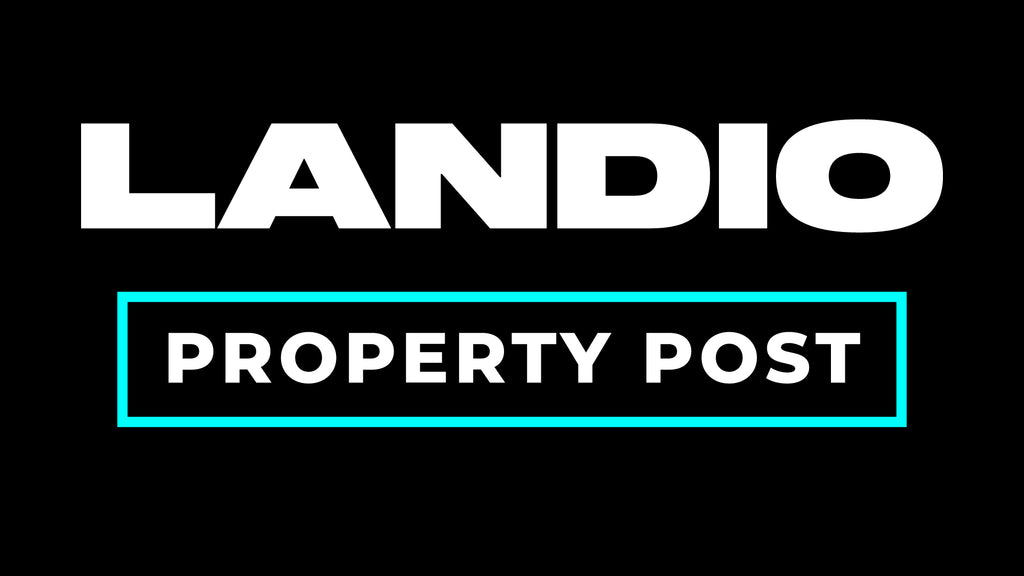 LANDIO PROPERTY POST (Good for 1 Property)