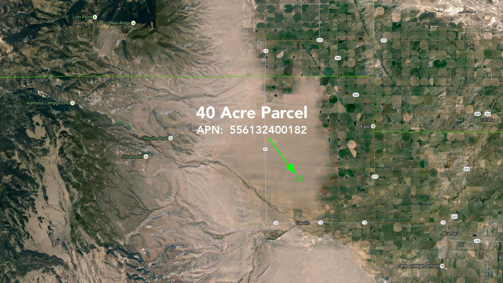 40 Acres in Southern Colorado at Base of the San Juan Mountains