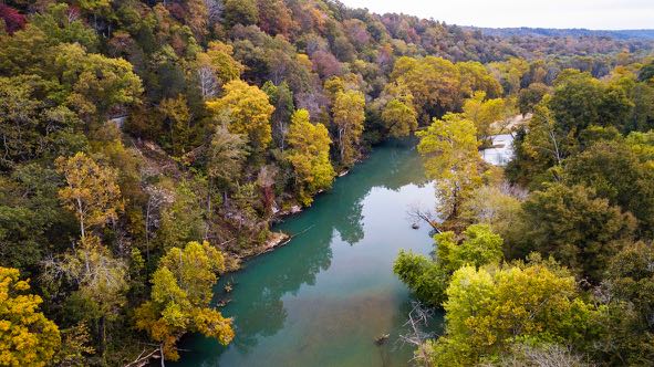 Wooded Riverfront Homesite with Electricity & Road Frontage in Tennessee