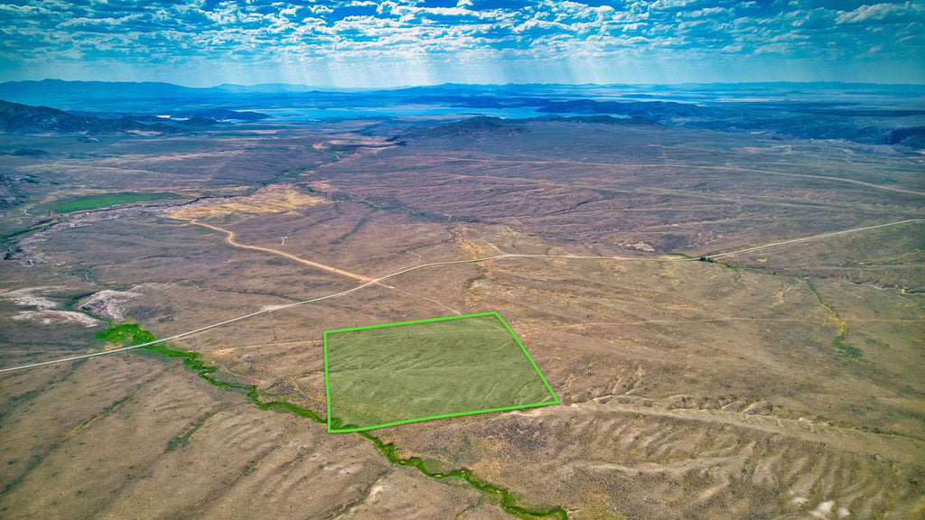 40 Acres with Creek & Views of Pedro Mountains & Pathfinder Reservoir